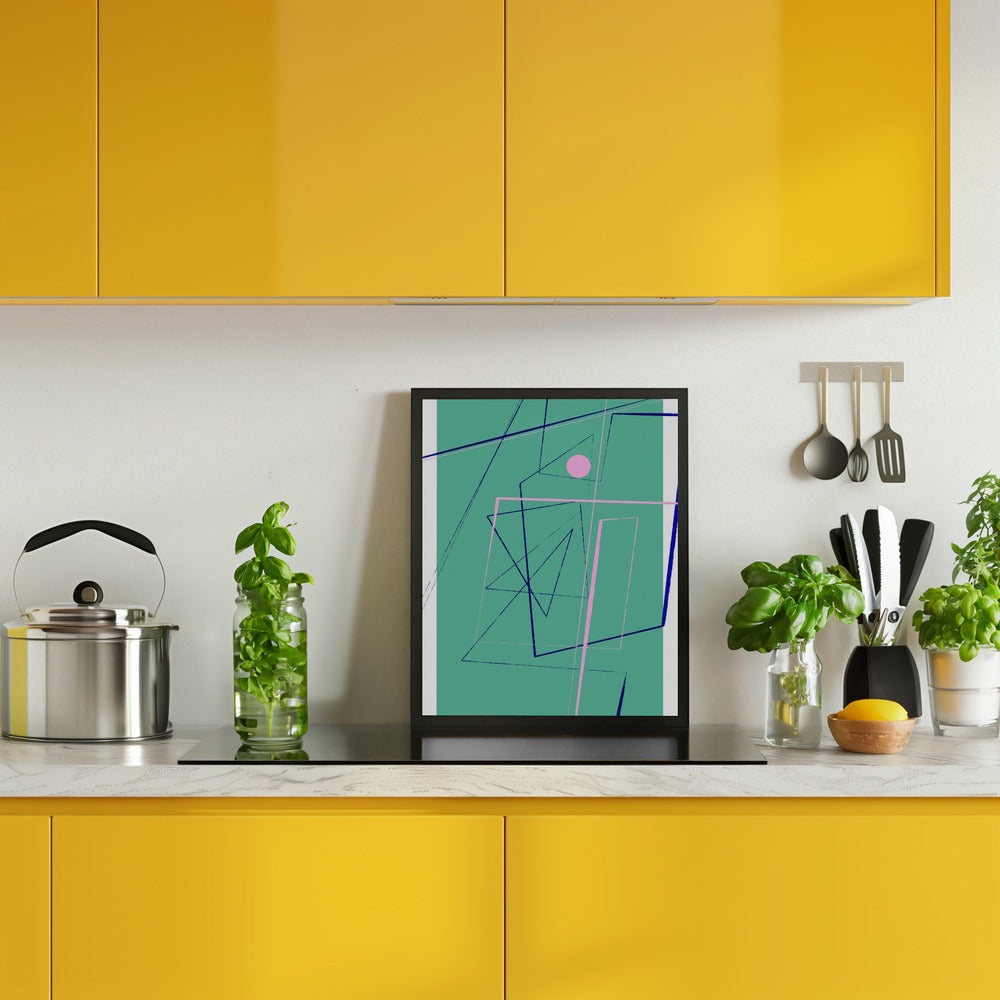 Angular Lines No24 Poster